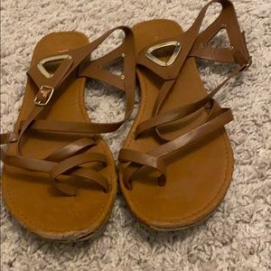 Brown sandals